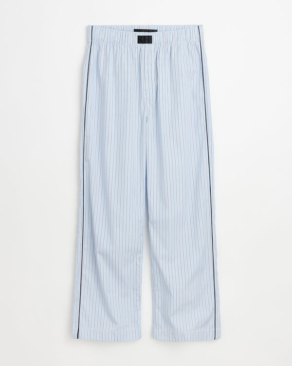 Sugar pants | Fine white stripe Poplin